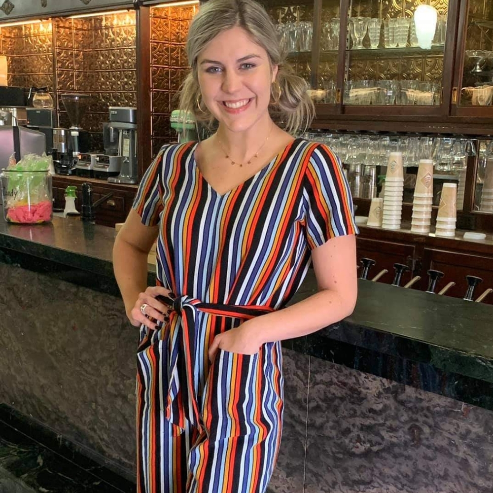 Ivy Jane Uncle Frank Stripe Jumpsuit With Pockets